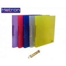 METRON ΝΤΟΣΙΕ ΠΛΑΣΤΙΚΟ Α4 2 ΚΡΙΚΟΙ 4cm ΔΙΑΦΑΝΟ ΑΣΣΟΡΤΙ 5T